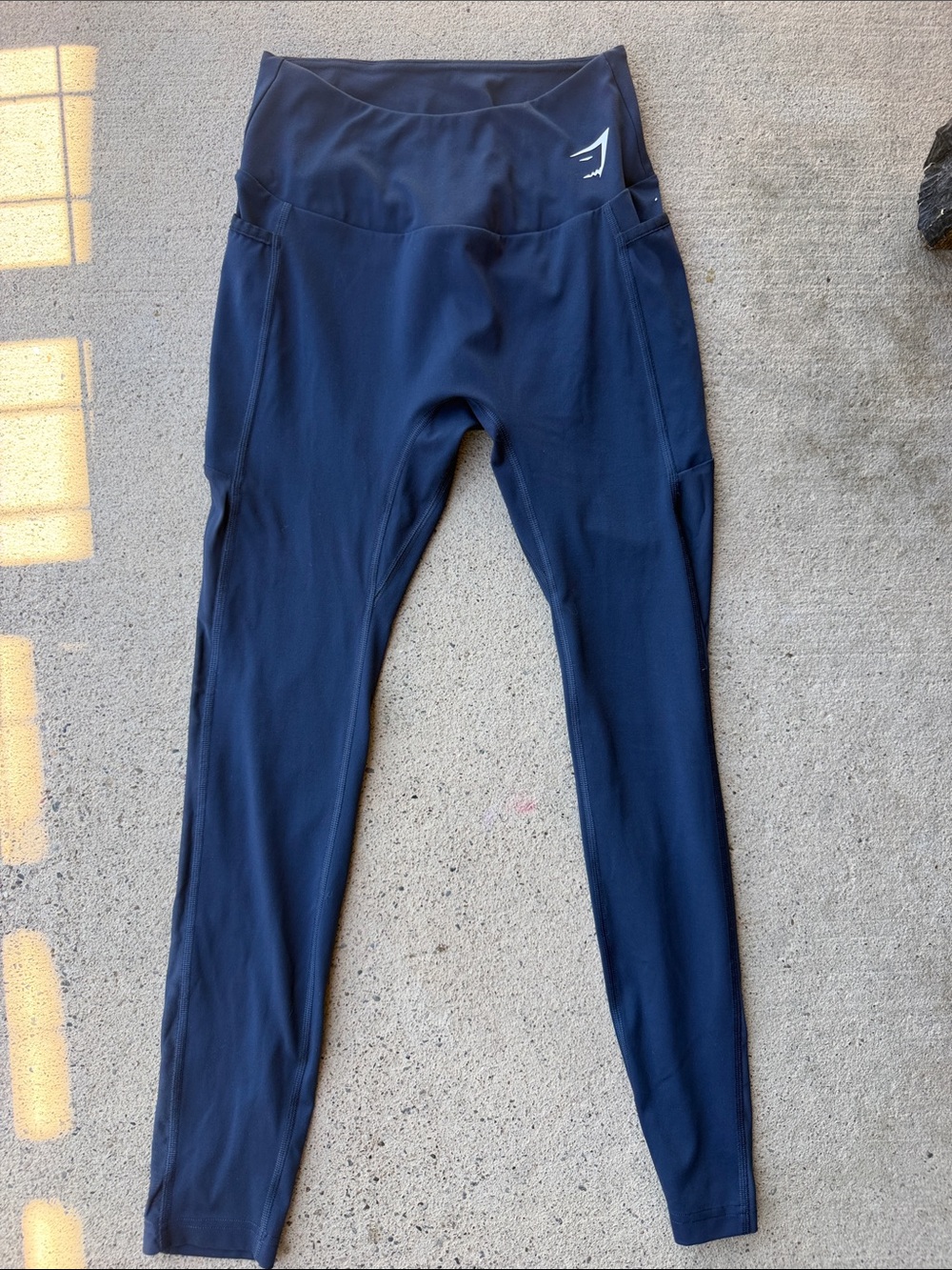Gymshark Navy Athletic High-Rise Performance Shorts